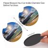 Hawaii Beach Print Car Cup Holder Coasters 2 Pack Insert Drinks Car Coasters Anti Slip Absorbent Cup Holder Pad for Women Men Round Auto Cup Mat for Most Car Interior Accessories view 3