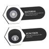 HOMSFOU 15pcs Rubber Pinch Roller for Tape Recorders Audio Players and Car Recorders Stable Non-distorting Design for Optimal Signal Axle view 2