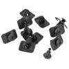 Pasuihcay Liner Fastener Rivet Push Clips Retainer for 323 626 929-9 Miata Millenia MPV MX-3 MX-6 Black, 10pcs view 2