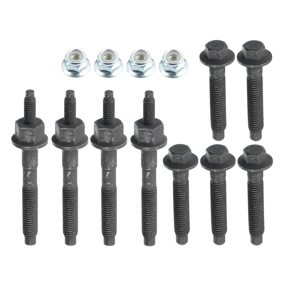 VekAuto Exhaust Manifold Hardware Kit Compatible for Chrysler 300 2005-2020 6 Cyl 3.5L 8 Cyl 5.7L, Durable Metal Black