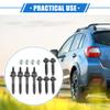 VekAuto Exhaust Manifold Hardware Kit Compatible for Chrysler 300 2005-2020 6 Cyl 3.5L 8 Cyl 5.7L, Durable Metal Black view 2