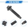 VekAuto Exhaust Manifold Hardware Kit Compatible for Chrysler 300 2005-2020 6 Cyl 3.5L 8 Cyl 5.7L, Durable Metal Black view 4