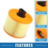 A ABSOPRO 13717536006 Engine Air Filter for BMW E81 E87 130i 06-11 view 3