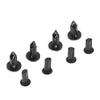 100Pcs Plastic Rivets Fastener Push Clips Black for Car Auto Fender, 100PCS Car Bumper Clips Push Retainers Automotive Nylon Plastic Bumper Fastener Rivet Clips Set Plastic Rivets view 4