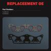 Engine Intake Manifold Gasket Set Compatible with 1996-1997 for Honda Civic del Sol 1.6L;1996-2000 for Honda Civic 1.6L, OE# MS91553 MS16341 view 3