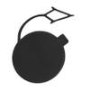 RAGBUSCLE Front Bumper Tow Hook Cover 5G0807241 Compatible with Volkswagen 2013-2017 Golf MK7 & GTI, Tow Hook Eye Lid Cover Trailer Cap Bumper Plug view 1