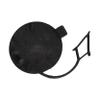RAGBUSCLE Front Bumper Tow Hook Cover 5G0807241 Compatible with Volkswagen 2013-2017 Golf MK7 & GTI, Tow Hook Eye Lid Cover Trailer Cap Bumper Plug view 3
