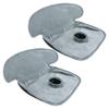INFANZIA Dry Seat, Car Seat Protector Waterproof Carseat Liner Potty Training Toddlers, Baby and Infants, Piddle Pad for Carseats Strollers (Grey, 2 Packs view 1