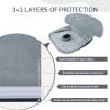 INFANZIA Dry Seat, Car Seat Protector Waterproof Carseat Liner Potty Training Toddlers, Baby and Infants, Piddle Pad for Carseats Strollers (Grey, 2 Packs view 3