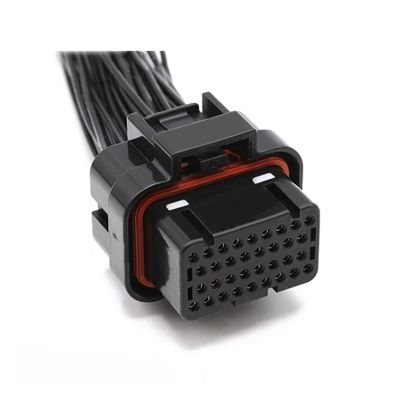BUIEX 26 34Pin TE AMP Tyco SUPERSEAL 1.0MM Auto Oil Gas Female Electronic Connector Wiring Harness Plug 3-1437290-7 4-1437290-0 (Color : 34Pin 4 Slots, Size : 1 Pc)