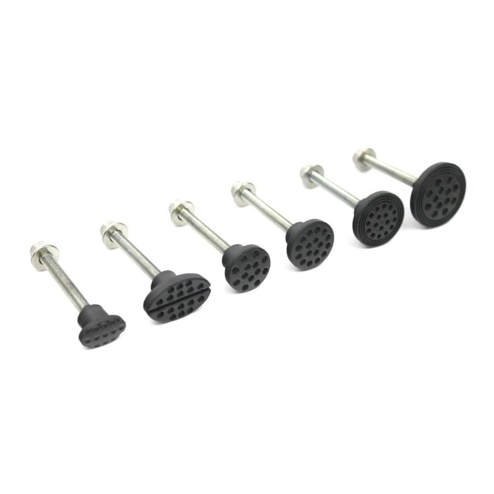Mikinona 6pcs Tool Kit Paintless Sucker Puller for Hail Damage Durable Tabs with Versatile Suction Cups for Auto
