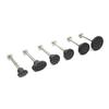 Mikinona 6pcs Tool Kit Paintless Sucker Puller for Hail Damage Durable Tabs with Versatile Suction Cups for Auto view 1