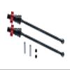 4140 Medium Carbon Steel Front Or Rear Driveshaft with 7075 Aluminum Alloy Hex for Traxxas 1:5 X Maxx 8S 77086-4 / X Maxx Ultimate 8S 77097-4/1:6 Sand Car 8S 109076-4 Upgrades - Red view 1