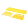3 Pieces Auto Body Filler Spreaders Pp Putty Tool Flexible Edge Yellow for Car Foil Installation Tool Versatile view 1