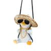 LXQTAO Trendy & Creative Little Duck Car Pendant A Cartoon Swing Duck Rearview Mirror Accessory for Automotive Interior Mirrors. (Yellow Rich Duck) view 1