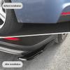 OtpOutopa Universal Rear Diffuser Car Spoiler, Rear Bumper Lip Body Canard Spoilers Black Lip Side Skirt Spoiler Splitter Protector Exterior Decoration Trim Kit Anti-Scratch (17.7inch,Smooth Black) view 2