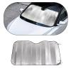 Dawfall Pack-1 Universal Front Windshield Sun Protector, Shade, Heat Shield (Silver #51.1" x 23.6") view 1