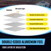 Dawfall Pack-1 Universal Front Windshield Sun Protector, Shade, Heat Shield (Silver #51.1" x 23.6") view 4