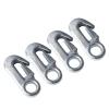 4Pcs Trailer Snap Hook Set with Safety, Sturdy Iron Tow Hooks for Towing Trailers, Yachts, Motorcycles view 2
