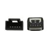 1-20 Sets 0.7mm Series 5 Hole Female Male Window Riser Connector 7287-7165 Fit Compatible Car 90980-12954 (Color : Male Set, Size : 1 Set) view 4
