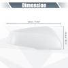 X AUTOHAUX Car Rear View Right Passenger Side Mirror Cover Cap Replacement White for Toyota Highlander 2020-2022 Mirror Guard Covers Exterior Decoration Trims view 3