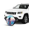 3D Bigfoot America Flag Spare Tire Cover, Wheel Covers Tire Protector Water-Resistant Dust-Proof Universal Fit for Rv Spare Tire Cover Trailer SUV Camper Vehicle 14" view 4