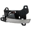 Garage-Pro Front or Rear, Driver Side Interior Door Handle Compatible with 2017-2020 Hyundai Elantra Black bezel with Silver lever view 1