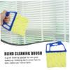 minkissy 2pcs Blinds Cleaning Brush for Window Shutters and Air Conditioner Vents Handheld Tool for Easy Cleaning Hard Reach Areas and Reusable Design view 2