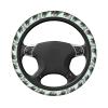 Rabbits Manatees Print Steering Wheel Cover Microfiber Stretch Car Steering Wheel Covers Anti-Slip Car Steering Wheel Protector Universal 15 Inch for Car Interior Accessories view 2