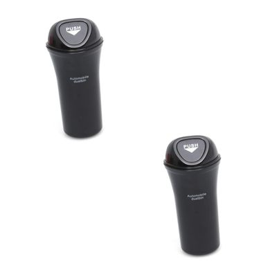Mobestech 2pcs Trash Dustbin Leakproof Cover Space-saving Bin for Car Organiser Easy to Attach Clip Multi-functional Storage
