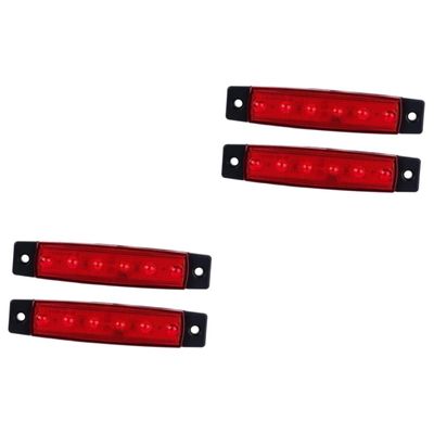 GLEAVI 4pcs Trailer Lights Led Tail Lights Side Marker Truck Indicators Easy Installation Fits Buses Trucks Trailers