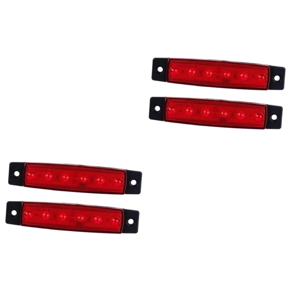 GLEAVI 4pcs Trailer Lights Led Tail Lights Side Marker Truck Indicators Easy Installation Fits Buses Trucks Trailers