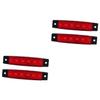 GLEAVI 4pcs Trailer Lights Led Tail Lights Side Marker Truck Indicators Easy Installation Fits Buses Trucks Trailers view 1