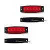 GLEAVI 4pcs Trailer Lights Led Tail Lights Side Marker Truck Indicators Easy Installation Fits Buses Trucks Trailers view 2
