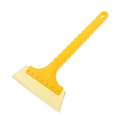 FRCOLOR Short Handle Snow Scraper for Car Windshield Compact Ice Scraper Material for Efficient Snow Removal Design for Automotive Use