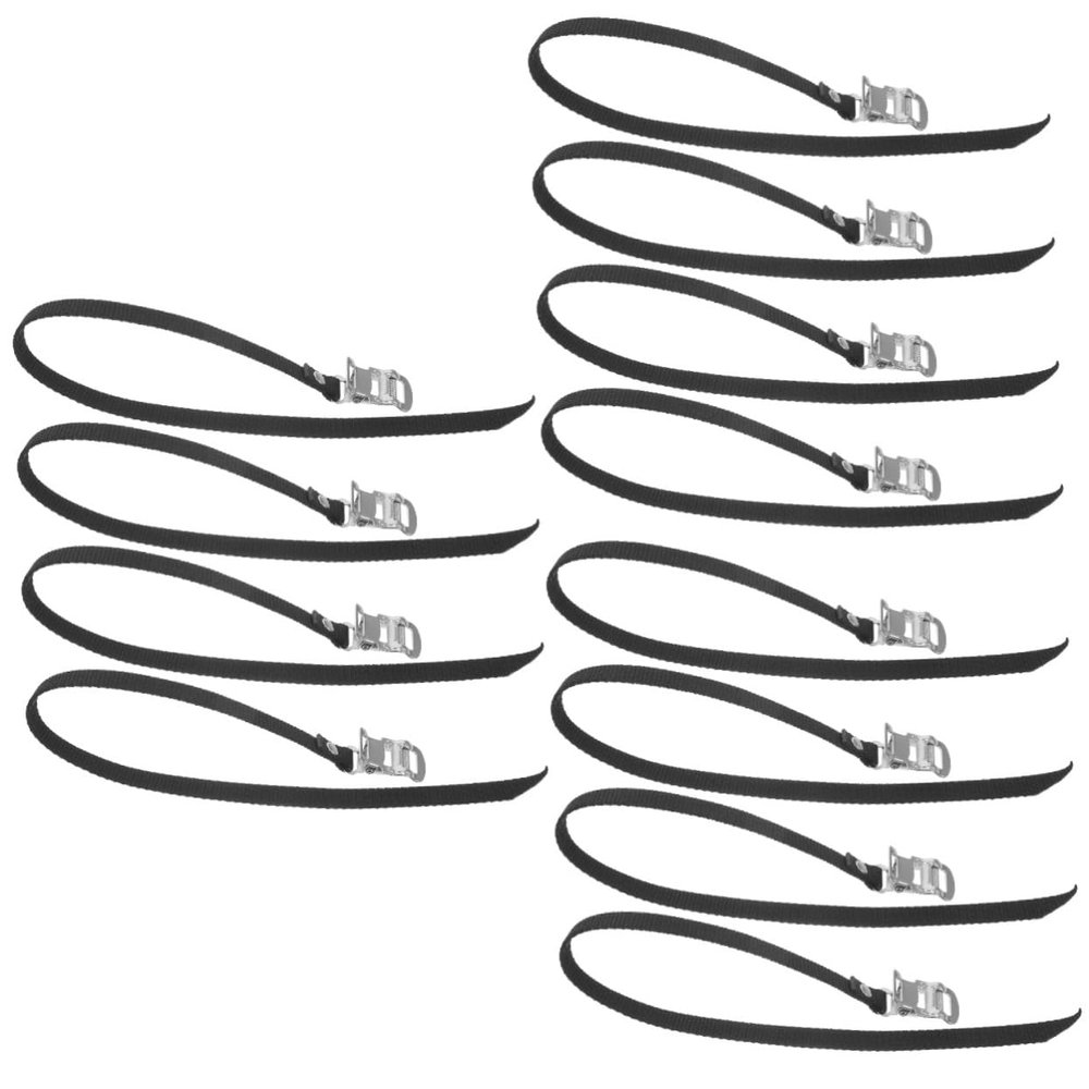 BESPORTBLE 12pcs Footrest Straps for Exercise Non- Replacement Pedal Straps Portable Cycling Accessories for Home Gym and Easy to Use