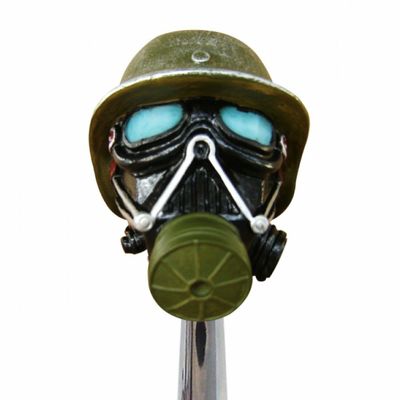 Lointoshog Skull Shift Knob W/Adapters Gennie for Plymouth,for Ford,for Dodge,for Chrysler,for Chevy SoCal Need-Automatic Transmissions Metal Threaded Insert Hand Painted
