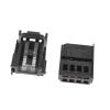 1/5/20Set Kit 4 Pin 8K0 973 754 Door Lifter Switch Plug Auto Wiring Harness Socket Female Connector 8K0973754 (Size : 1Set) view 3