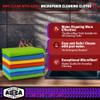 AIDEA Microfiber Cleaning Cloth, 150PK, Microfiber Towels for Cars, Premium All Purpose Car Cloth, Lint Free Rags, Absorbent Towels for SUVs, House, Kitchen, Window, 12"12" view 2