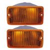 Parts Oasis For Jeep Wrangler Front Driver and Passenger Side Turn Signal Lights without Bulbs Sport Utility CH2520131 Compatible For Jeep Wrangler 97-00 Replaces OE Number 55055020AD 55055020AE view 1
