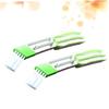 NOLITOY 2sets Car Air Vent Mini Duster Brush Air Conditioner Cleaner Dust Brush for Vent Blinds Nylon Material Easy to Clean 2pcs*2 view 2
