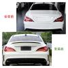BHMTAJ 2013-2019 Car Rear Trunk Spoiler Wing Tail Decklid Lip Spoilers Compatible with Mercedes Benz CLA Class C117 CLA200 CLA260 CLA45 AMG Sedan (Color : Carbon Fiber Look) view 3