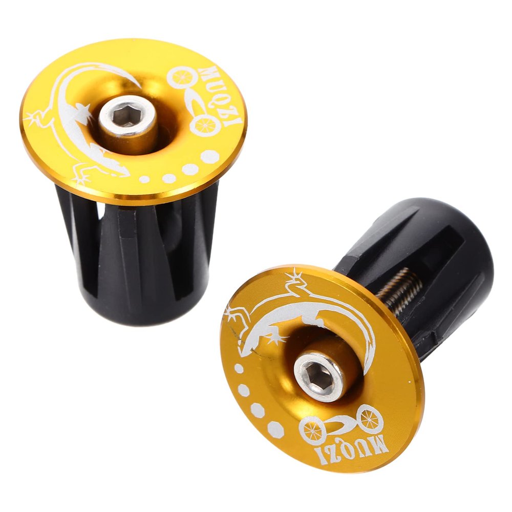 POPETPOP Aluminium Alloy Handlebar Plugs Lightweight Bike Bar Ends for Mountain and Road Cycling Easy Installation Durable and Strong for Outdoor Enthusiasts
