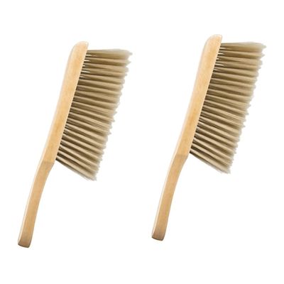 NOLITOY 2pcs Carpet Brush Wood Handle Duster Cleaning Bench Brush for Cleaning