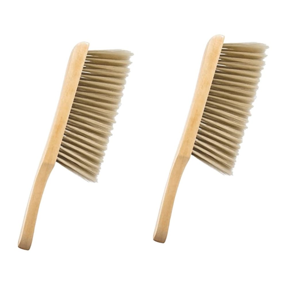 NOLITOY 2pcs Carpet Brush Wood Handle Duster Cleaning Bench Brush for Cleaning