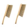 NOLITOY 2pcs Carpet Brush Wood Handle Duster Cleaning Bench Brush for Cleaning view 1