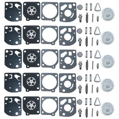 ZTBH 5pcs Carburetor Repair Kit for 125 125R 128R 124L 124C 125C 125E 128L 128CD 128LDX 128DJX 128LD 128RJ Grass Trimmer
