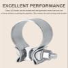 bylikeho Stainless Steel Exhaust Clamp, Narrow Band Muffler Seal,Car Accessories Narrow Band Muffler Clamp,Use for Exhaust System (1.75 inch) view 4