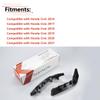 RLB-HILON Front Bumper Bracket Compatible with Honda Civic 2016 2017 2018 2019 2020 2021 Year, for Driver and Passenger Side Pair/Set view 2