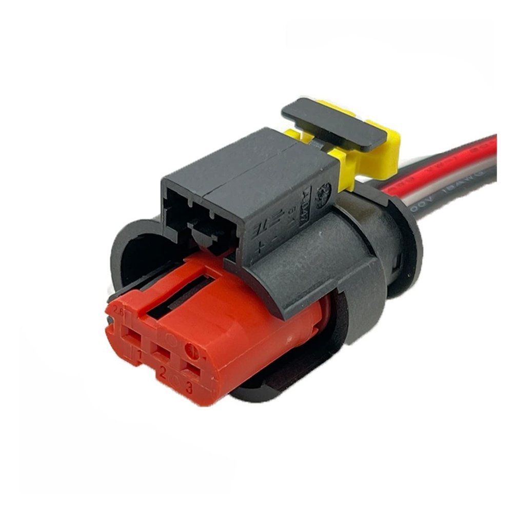 BUIEX 3Pin Tyco Auto Fuel Diesel Injector Ignition Coil Plug Sealed Sensor Electronic Connector Wire Harness 284425-1 284426-1